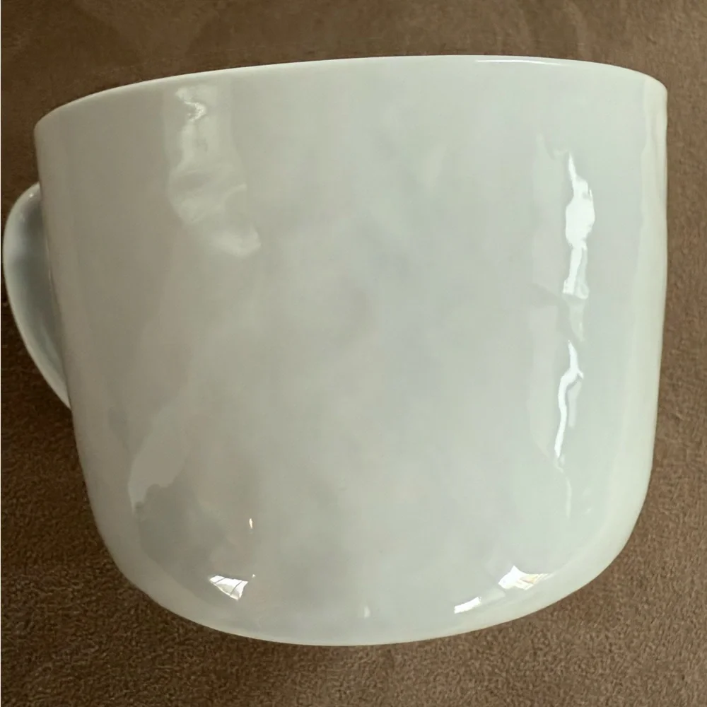 CRATE & BARREL extra large pebbled mug